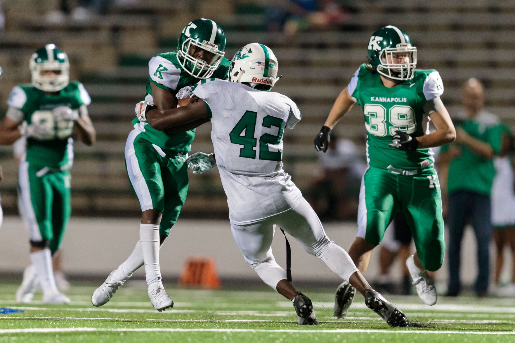 The A.L. Brown Wonders host the Gastonia Ashbrook Greenwave on a brand new field in their season opener.